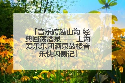 音乐跨越山海 经典回荡酒泉——上海爱乐乐团酒泉鼓楼音乐快闪侧记