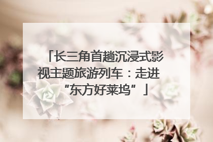 长三角首趟沉浸式影视主题旅游列车：走进“东方好莱坞”