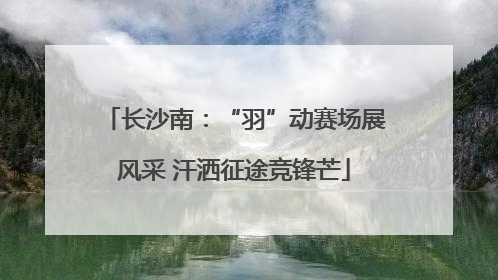 长沙南：“羽”动赛场展风采 汗洒征途竞锋芒