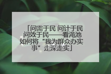 问需于民 问计于民 问效于民——看渑池如何将“我为群众办实事”走深走实