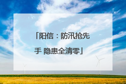 阳信：防汛抢先手 隐患全清零