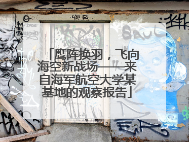 鹰阵换羽，飞向海空新战场——来自海军航空大学某基地的观察报告