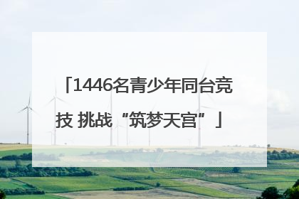 1446名青少年同台竞技 挑战“筑梦天宫”