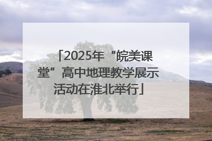 2025年“皖美课堂”高中地理教学展示活动在淮北举行
