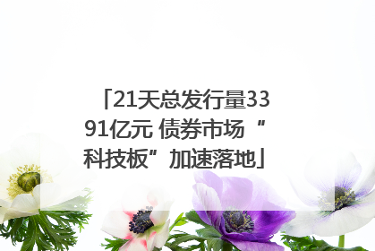 21天总发行量3391亿元 债券市场“科技板”加速落地